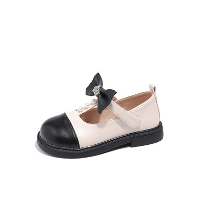 Pavasaris Rudens Meiteņu Ādas Apavi Sweet Chic Kids Balle Shoes Daudzpusīga tauriņa Bērnu Causal Princeses Plakanie apavi Mode Jaunums