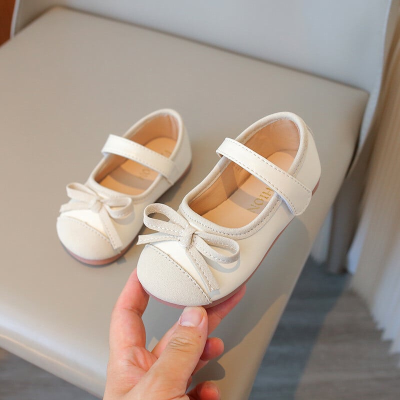 Δερμάτινα παπούτσια για μικρά κορίτσια 2024 Νέα παιδικά συνονθύλευμα Παπούτσια για περπάτημα Μόδα Ευέλικτα Παιδικά Flat Ρηχά Κορεάτικα
