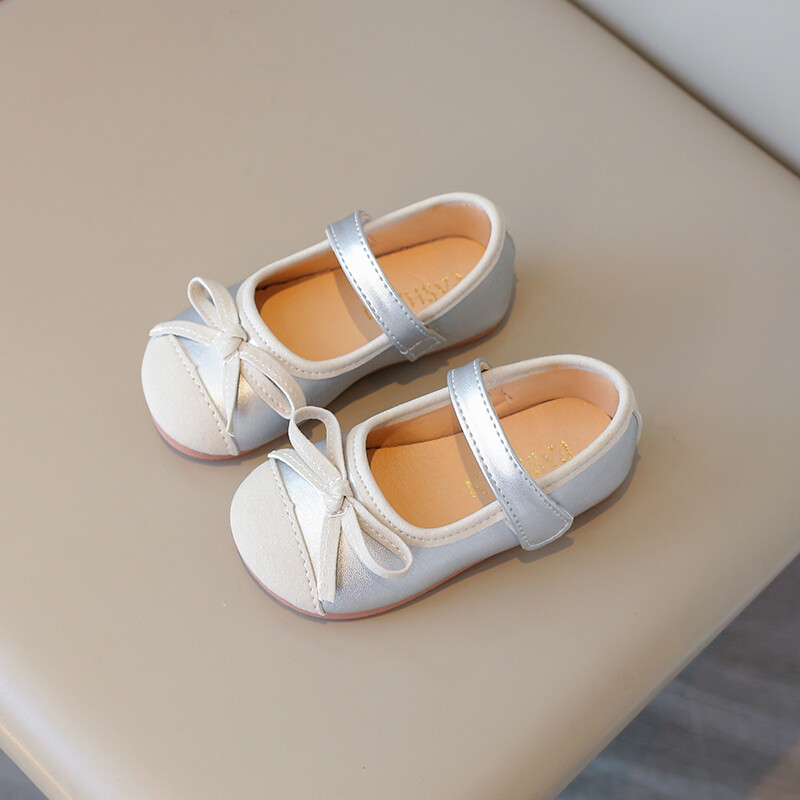 Δερμάτινα παπούτσια για μικρά κορίτσια 2024 Νέα παιδικά συνονθύλευμα Παπούτσια για περπάτημα Μόδα Ευέλικτα Παιδικά Flat Ρηχά Κορεάτικα