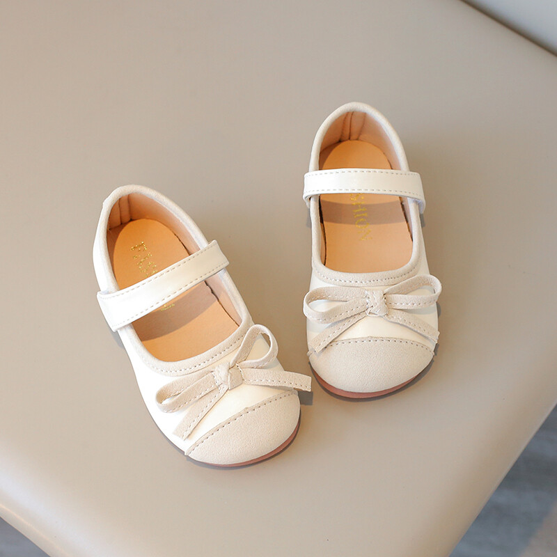 Δερμάτινα παπούτσια για μικρά κορίτσια 2024 Νέα παιδικά συνονθύλευμα Παπούτσια για περπάτημα Μόδα Ευέλικτα Παιδικά Flat Ρηχά Κορεάτικα