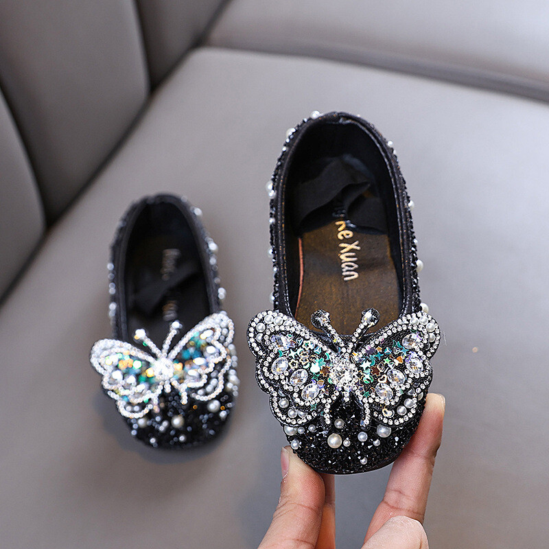 Κορίτσια Νέα παπούτσια μπαλέτου Άνοιξη φθινόπωρο ρηχά Παιδικά φλατ πάρτι Γάμος Ευέλικτο Παιδική μόδα Princess Causal Δερμάτινα παπούτσια