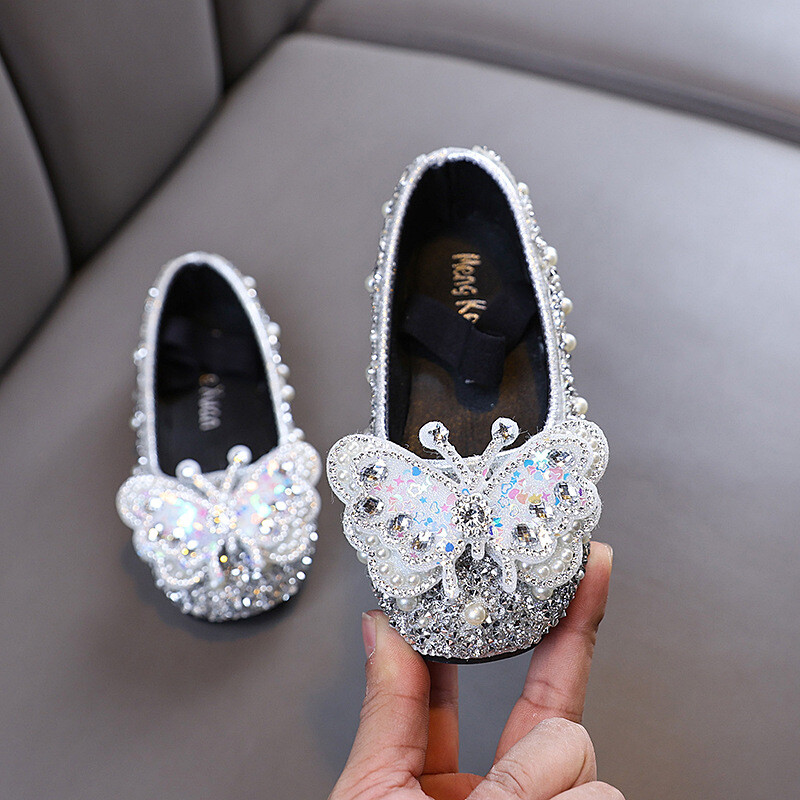 Κορίτσια Νέα παπούτσια μπαλέτου Άνοιξη φθινόπωρο ρηχά Παιδικά φλατ πάρτι Γάμος Ευέλικτο Παιδική μόδα Princess Causal Δερμάτινα παπούτσια