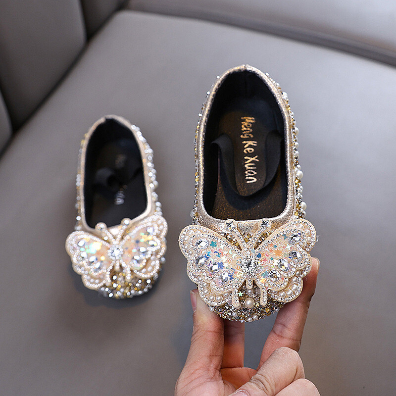 Κορίτσια Νέα παπούτσια μπαλέτου Άνοιξη φθινόπωρο ρηχά Παιδικά φλατ πάρτι Γάμος Ευέλικτο Παιδική μόδα Princess Causal Δερμάτινα παπούτσια