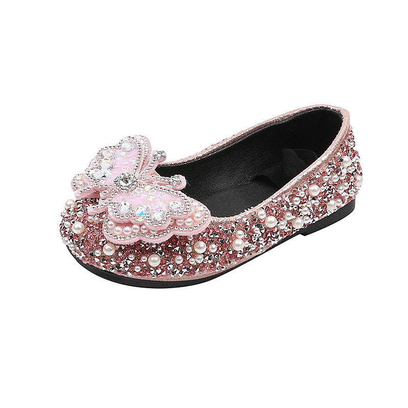 Κορίτσια Νέα παπούτσια μπαλέτου Άνοιξη φθινόπωρο ρηχά Παιδικά φλατ πάρτι Γάμος Ευέλικτο Παιδική μόδα Princess Causal Δερμάτινα παπούτσια
