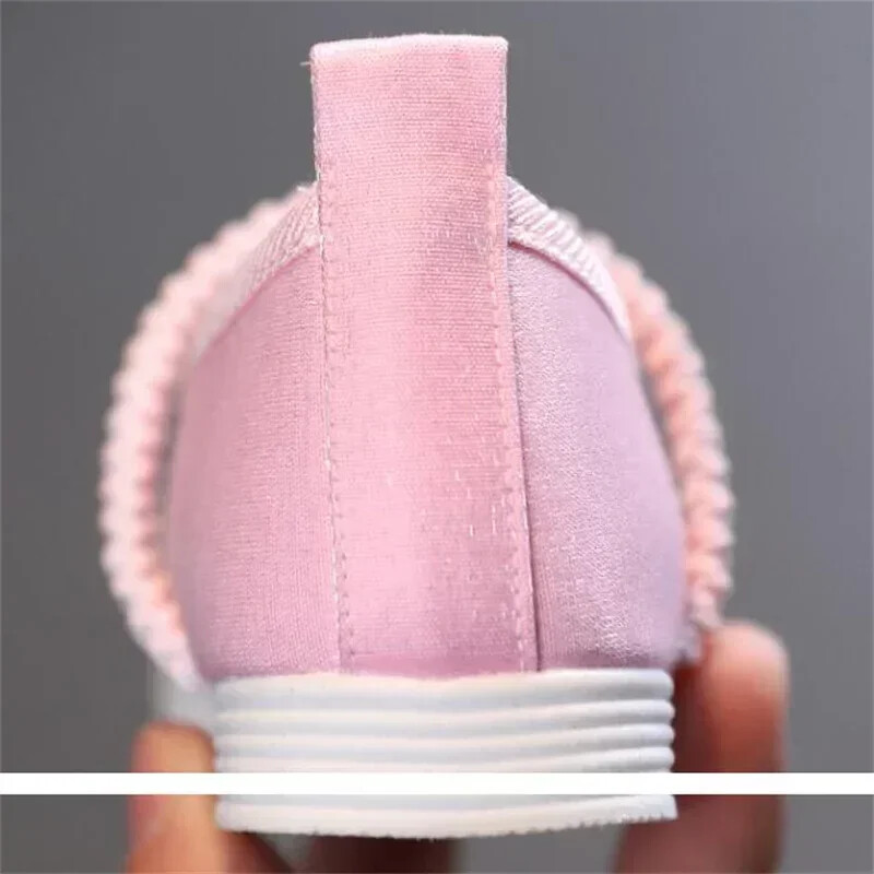 Kineski crveni etno stil Hanfu cipele za djevojčice Cipele s vezom od bisera Tradicionalne dječje platnene cipele Hanfu balerinke veličina 24-37