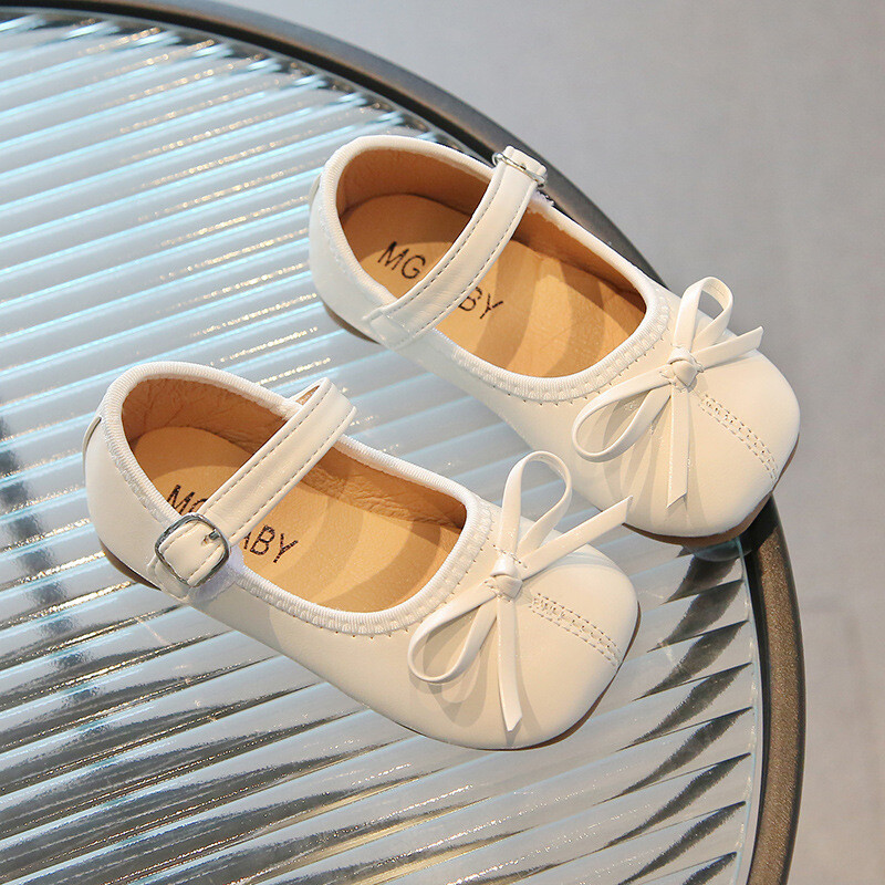 Modne dizajnerske cipele od PU kože za djevojčice Proljeće Jesen Oxfordice za malu djecu za djevojčice Školske cipele Zelena, crna