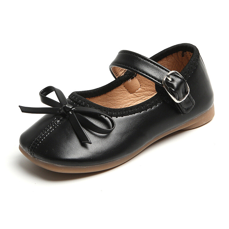 Modne dizajnerske cipele od PU kože za djevojčice Proljeće Jesen Oxfordice za malu djecu za djevojčice Školske cipele Zelena, crna