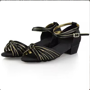 Mergaičių satininiai lotyniškų šokių batai žemakulniai pramoginių šokių batai suaugusiems, tango salsos batai, skirti pratyboms mažiems vaikams, lotyniškų šokių bateliai, pasirodymai