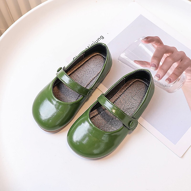 Παπούτσια για κορίτσια Άνοιξη φθινόπωρο Παιδική μόδα Μάρκα Mary Jane Φόρεμα χορού Πριγκίπισσα Flats Μπαλέτο Γνήσιο μωρό νήπιο, αντιολισθητική μαλακή σόλα