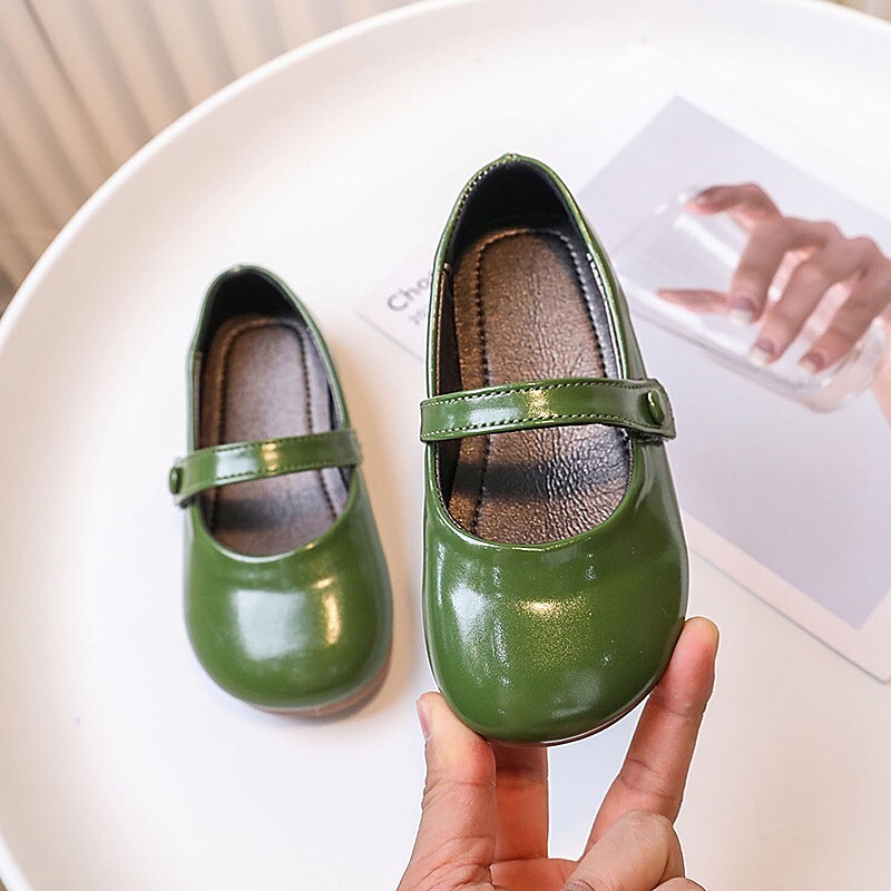 Παπούτσια για κορίτσια Άνοιξη φθινόπωρο Παιδική μόδα Μάρκα Mary Jane Φόρεμα χορού Πριγκίπισσα Flats Μπαλέτο Γνήσιο μωρό νήπιο, αντιολισθητική μαλακή σόλα