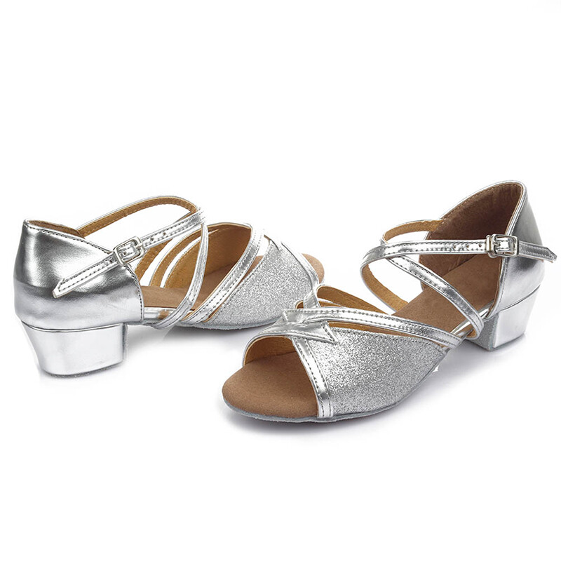DKZSYIM Nauji Lotynų Amerikos šokių Batai Vaikiški Mergaičių Moteriški Tango Žemakulniai 3,5 cm Šokių Moteriški Jazz Šokių Batai 26-41 DYDIS