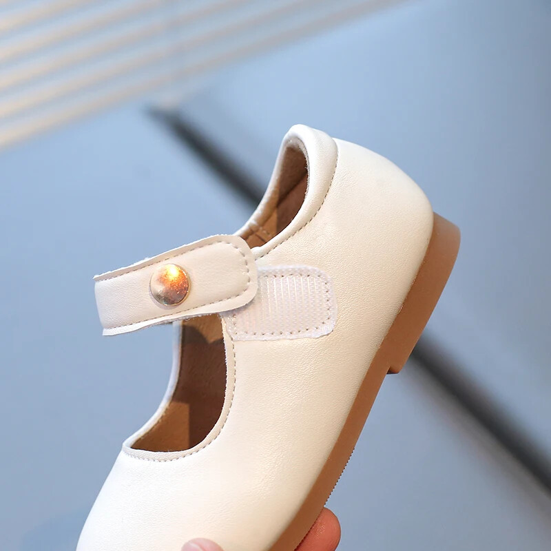 2025. gada meiteņu ādas apavi ballītēm kāzu bērniem Sekli princešu apavi, mīksta zole, mazi bērni Mary Janes princeses apavi I01148