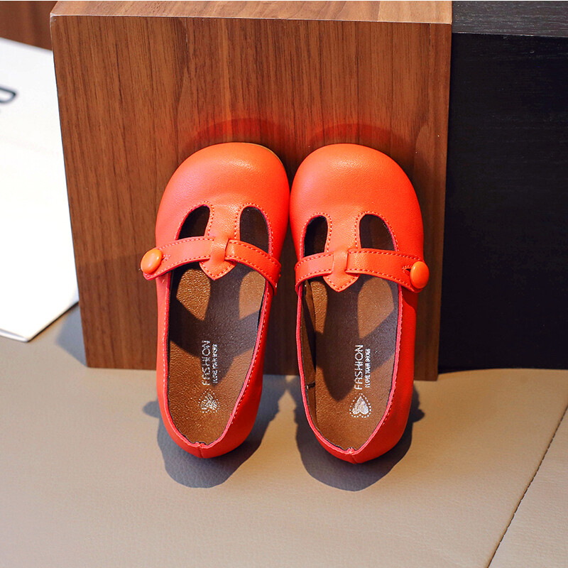 Candy Color T-Bar Flats μπαλέτου για κορίτσια Vintage πράσινο μωβ Mary Janes Baby Kid Soft Shallow Loafers Παιδικά δερμάτινα παπούτσια φορέματος