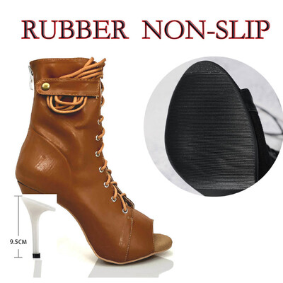 Sieviešu modes ballīte brīvā dabā Seksīgi stileti Augstpapēžu čības Latīņamerikas sieviešu latīņu deju papēži Zābaki kurpes 2020 Ballroom