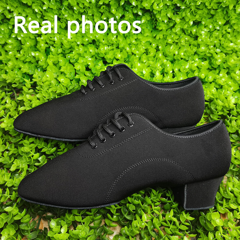 Vīriešu deju apavi liela izmēra 46 āra/iekštelpu balles valša deju apavi pieaugušajiem melni tango džeza moderno deju apavi vīriešiem 1 pāris/daudz.