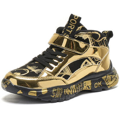 Gyerekcipők Futó Lányok Fiúk Iskola Tavaszi Alkalmi Sport Légáteresztő csúszásmentes Cipők Kosárlabda