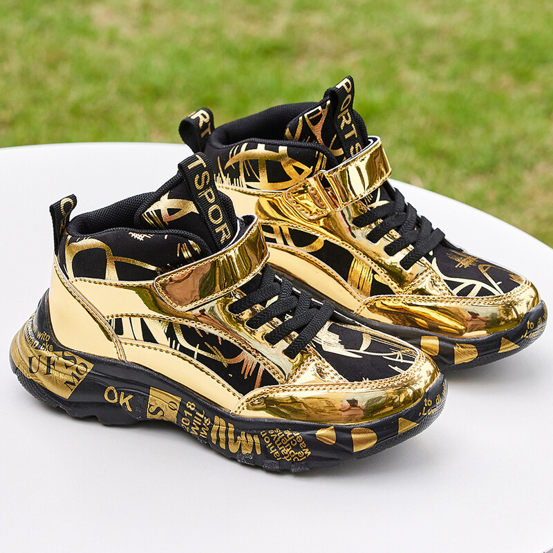 Gyerekcipők Futó Lányok Fiúk Iskola Tavaszi Alkalmi Sport Légáteresztő csúszásmentes Cipők Kosárlabda