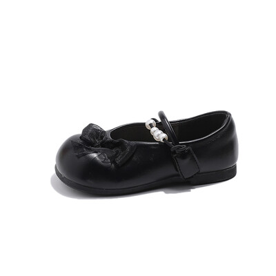 Sweet Girls Princess Δερμάτινα Παπούτσια Κομψά παπιγιόν Παιδικά παπούτσια μπαλέτου 2025 Άνοιξη Φθινόπωρο Παιδικά Φορέματα Μόδας Επίπεδα παπούτσια Απαλά