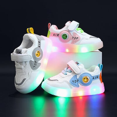 Zapatillas Fashion Kid LED Light Shoe 2023 Детски удобни ежедневни обувки Светещи обувки за момичета Спортни обувки за момчета Детски обувки Tênis