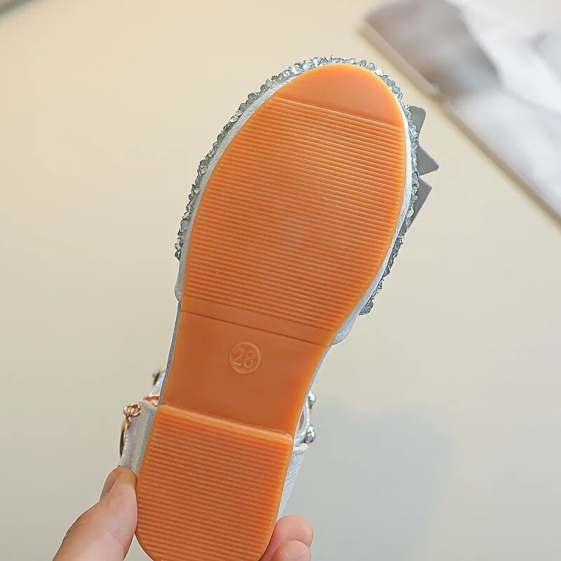 Nove dječje cipele za princeze za djevojčice Svjetlucave dječje dječje cipele za ples Bling Bling Party Ležerne sandale za malu djevojčicu