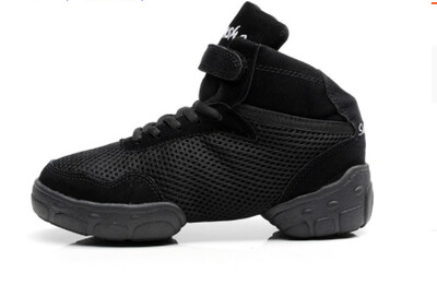 Pieaugušiem bērniem Vīriešu sieviešu audekla ādas moderno deju apavi Džeza apavi ar gumijas zoli iekštelpās un ārā, augsti zābaki