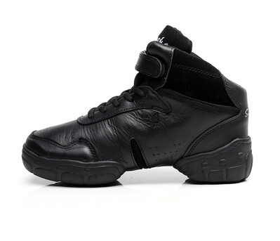 Pieaugušiem bērniem Vīriešu sieviešu audekla ādas moderno deju apavi Džeza apavi ar gumijas zoli iekštelpās un ārā, augsti zābaki