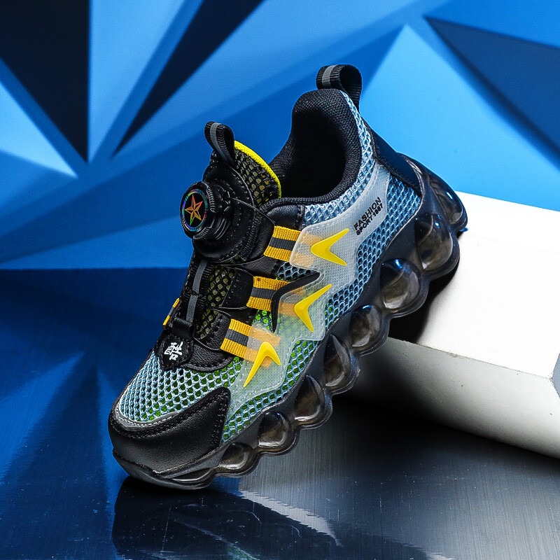 Παπούτσια γονέα-παιδιού γυναικεία νέα φθινοπωρινά παχιά σόλα running περιστροφική πόρπη παιδικά αθλητικά casual παπούτσια για κορίτσια και αγόρια