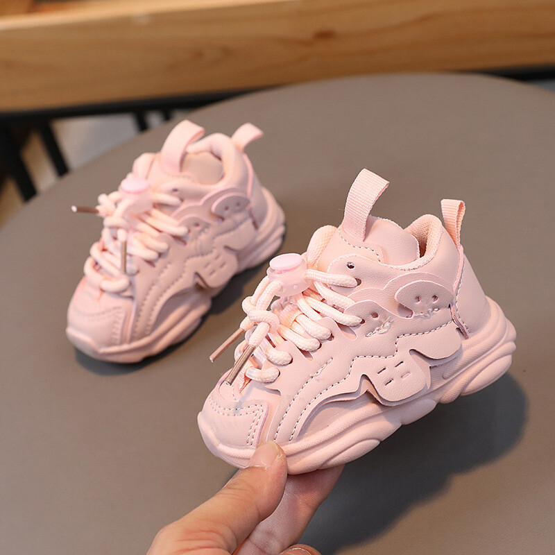 Dječja modna sportska obuća Proljetna modna prozračna obuća za dječake, neklizajuće mekane potplate, tenisice za djevojčice s laganim tenisicama za trčanje