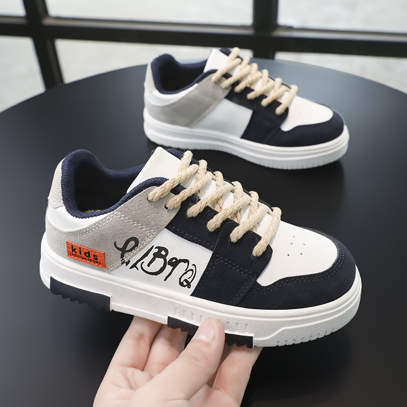 Fashion Παιδικά Δερμάτινα Παπούτσια Casual για Αγόρια Φοιτητικά Αντιολισθητικά Αδιάβροχα Sport Tenis Παιδικά Παιδικά Επιτραπέζια παπούτσια 30-38