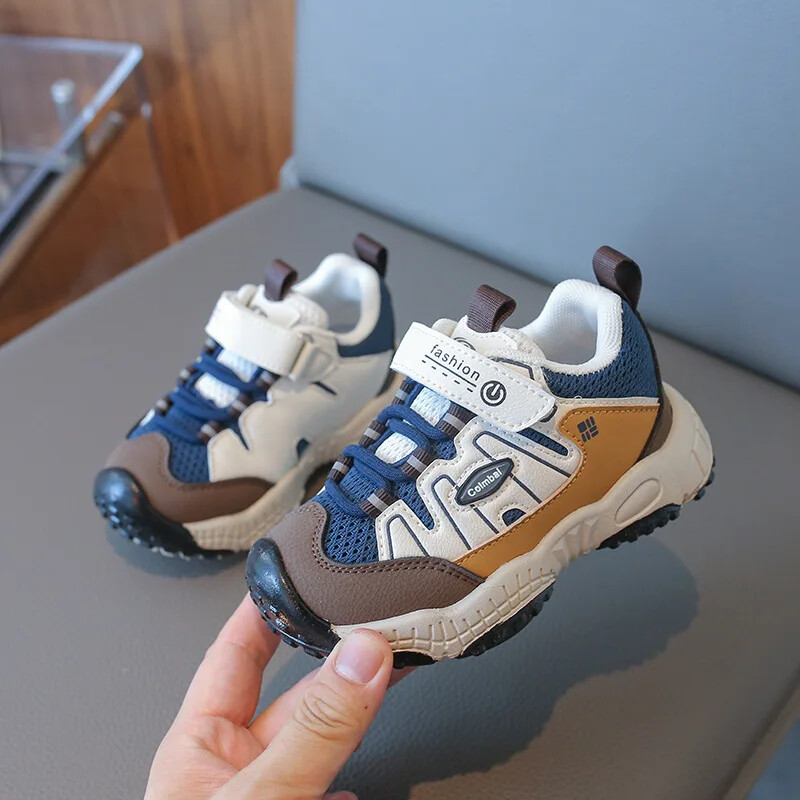 Σχεδιασμός μόδας για αγόρια πάνινα παπούτσια 2024 Φθινόπωρο για παιδιά Παιδικά Υπαίθρια Περπάτημα Παπούτσια πεζοπορίας συνονθύλευμα Χρώμα παιδικά καθημερινά αθλητικά παπούτσια για αγόρι