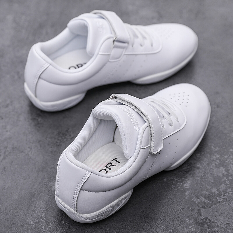 Deju apavi bērniem Džeza kedas Bērnu konkurētspējīgas aerobikas apavi sporta apavi ar mīkstu apakšu Meiteņu profesionālie treniņi Fitness