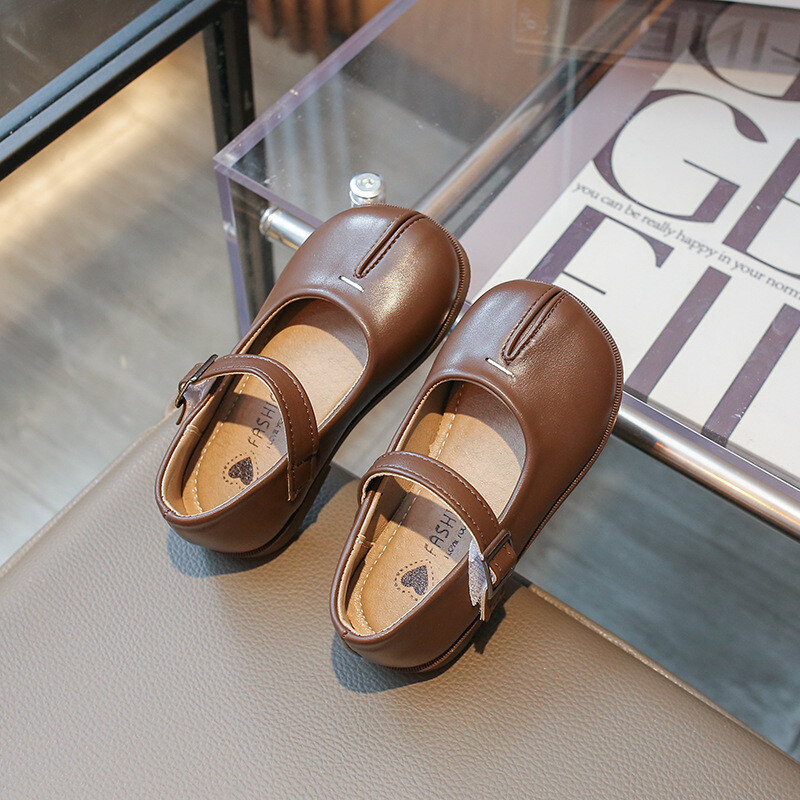 Δερμάτινα παπούτσια για κορίτσια 2024 Άνοιξη Νέα Κορίτσια Παιδικά παπούτσια Princess Fashion Μικρό άρωμα Wind Άνετα Μονά Παπούτσια για παιδιά