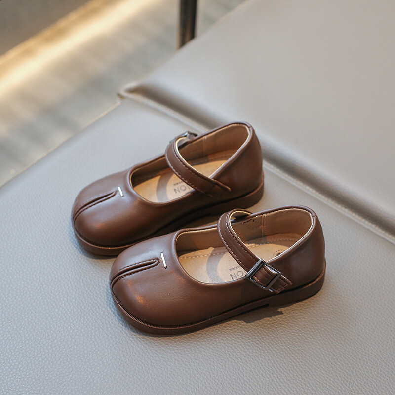 Δερμάτινα παπούτσια για κορίτσια 2024 Άνοιξη Νέα Κορίτσια Παιδικά παπούτσια Princess Fashion Μικρό άρωμα Wind Άνετα Μονά Παπούτσια για παιδιά