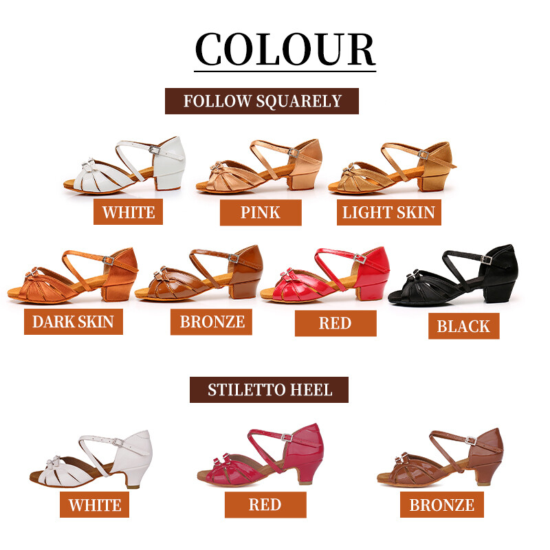 HROYL Ballroom Latin Dance Παπούτσια Γυναικεία Γυναικεία Παιδικά Παπούτσια Χορού για Κορίτσια Απαλό Tango Jazz Salsa Party Sandal Dropshipping
