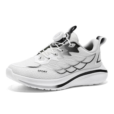 Tīkla elpojoša, grozāma sprādze bērnu kedas jauniešiem āra skriešanas apavi zēniem Modes ikdienas pieskaņoti apavi 31-40