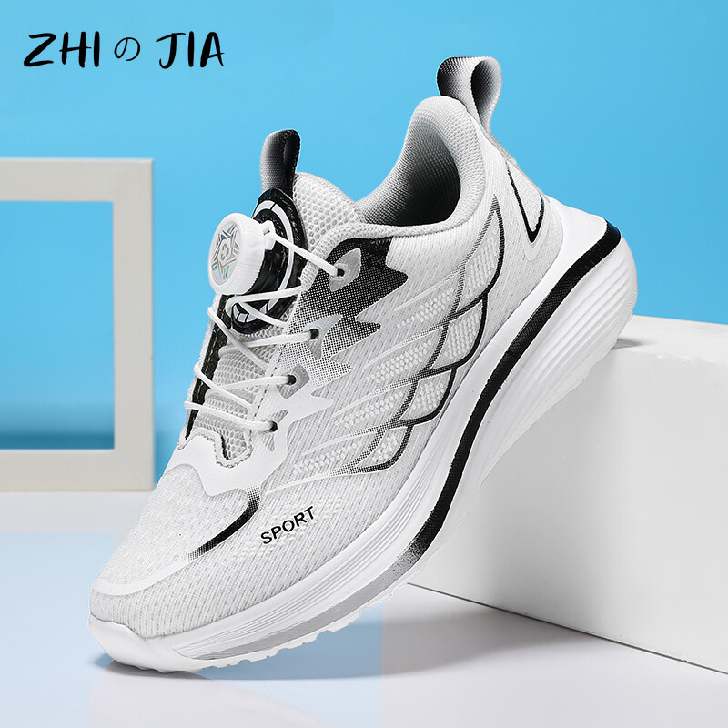 Tīkla elpojoša, grozāma sprādze bērnu kedas jauniešiem āra skriešanas apavi zēniem Modes ikdienas pieskaņoti apavi 31-40