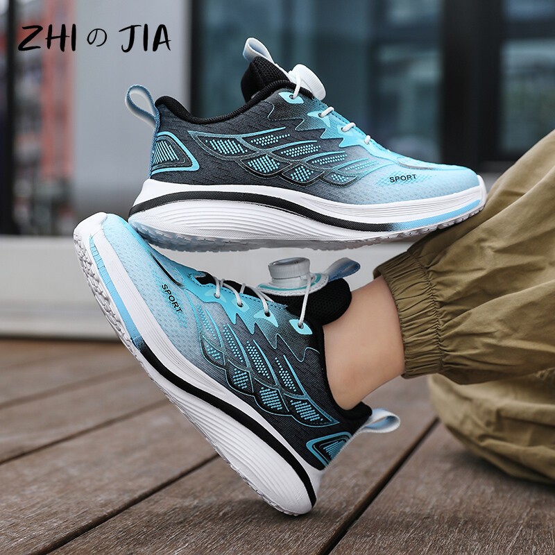 Tīkla elpojoša, grozāma sprādze bērnu kedas jauniešiem āra skriešanas apavi zēniem Modes ikdienas pieskaņoti apavi 31-40