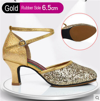 Sieviešu profesionāla mīksta gumijas zole āra iekštelpām ar slēgtu purngalu, moderna/ samba/ tango/ balles zāle/ salsa/ latīņu deju apavi