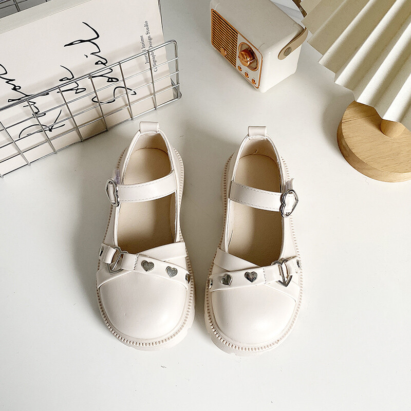 Proljetne djevojačke Mary Janes platforma Lolita plitke dječje kožne cipele crne bijege elegantne neklizajuće mat dječje ravne cipele 27-36