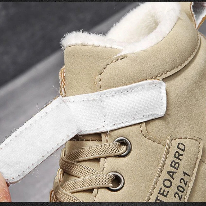 Bērnu Sniega zābaki Ziemas Thikcen Warm Plus Velet Oderes Zēni Sporta Apavi Meitenēm Neslīdoši Kurpes Studentu Apavi Pārgājienu Zābaki