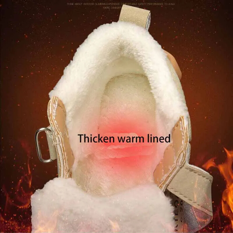 Bērnu Sniega zābaki Ziemas Thikcen Warm Plus Velet Oderes Zēni Sporta Apavi Meitenēm Neslīdoši Kurpes Studentu Apavi Pārgājienu Zābaki