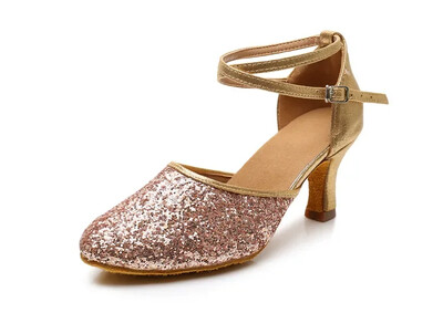 Latīņamerikas deju apavi ar fliteriem sievietēm pieaugušajiem ar vidējiem papēžiem augstpapēžu kurpes vasaras iesācējiem bērniem ar mīkstu zoli smailiem purngaliem