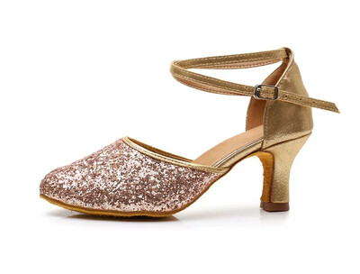 Latīņamerikas deju apavi ar fliteriem sievietēm pieaugušajiem ar vidējiem papēžiem augstpapēžu kurpes vasaras iesācējiem bērniem ar mīkstu zoli smailiem purngaliem