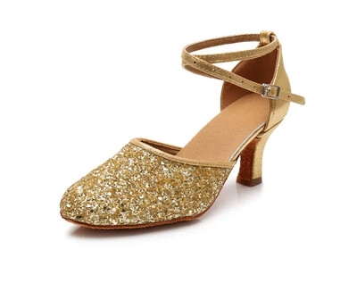 Latīņamerikas deju apavi ar fliteriem sievietēm pieaugušajiem ar vidējiem papēžiem augstpapēžu kurpes vasaras iesācējiem bērniem ar mīkstu zoli smailiem purngaliem