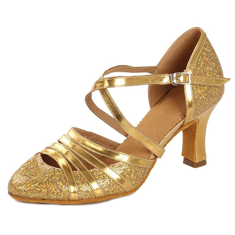 USHINE balles deju apavi sievietēm mirdzoši modernu deju apavi Salsa balles tango latīņu apavi