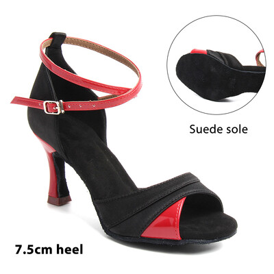 Γυναικεία παπούτσια χορού για χορευτικές γυναίκες/κορίτσια/γυναικεία αίθουσα χορού Latin Modern Tango&Salsa 5/7,5CM Παπούτσια προπόνησης με τακούνι