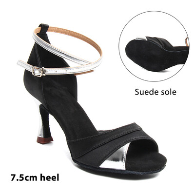 Γυναικεία παπούτσια χορού για χορευτικές γυναίκες/κορίτσια/γυναικεία αίθουσα χορού Latin Modern Tango&Salsa 5/7,5CM Παπούτσια προπόνησης με τακούνι