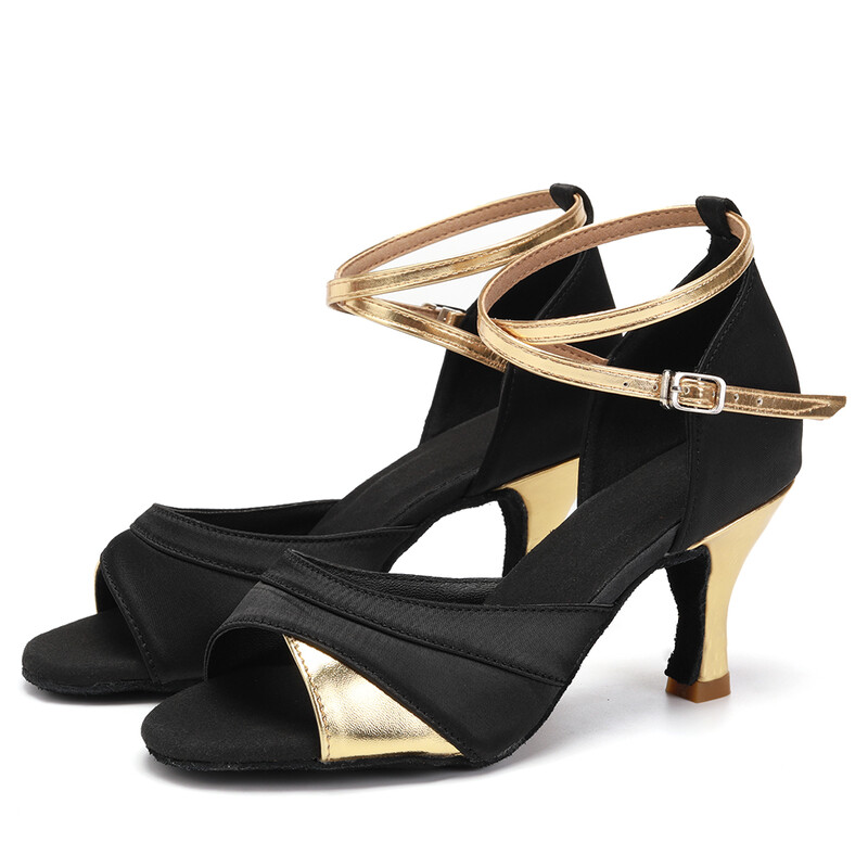 Γυναικεία παπούτσια χορού για χορευτικές γυναίκες/κορίτσια/γυναικεία αίθουσα χορού Latin Modern Tango&Salsa 5/7,5CM Παπούτσια προπόνησης με τακούνι