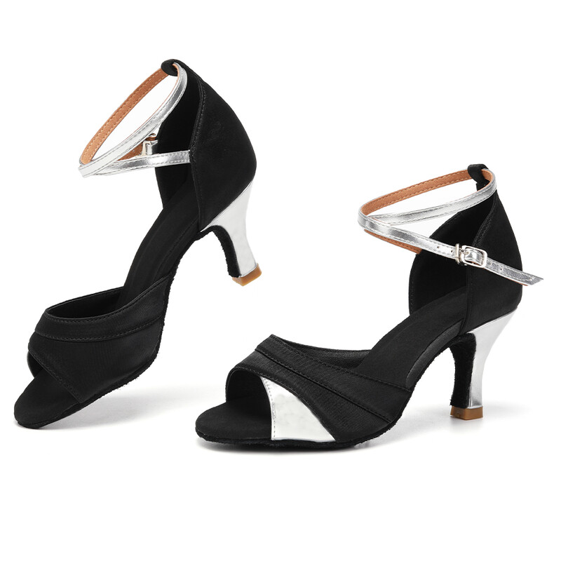 Γυναικεία παπούτσια χορού για χορευτικές γυναίκες/κορίτσια/γυναικεία αίθουσα χορού Latin Modern Tango&Salsa 5/7,5CM Παπούτσια προπόνησης με τακούνι