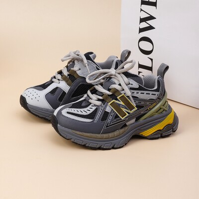 Jauni bērnu apavi zēniem Viegli un ērti sporta skriešanas apavi Modes meiteņu apavi augumam